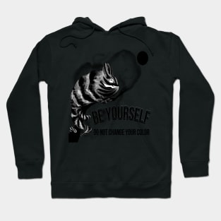 Smoky Chameleon BE YOURSELF DO NOT CHANGE YOUR COLOR Hoodie